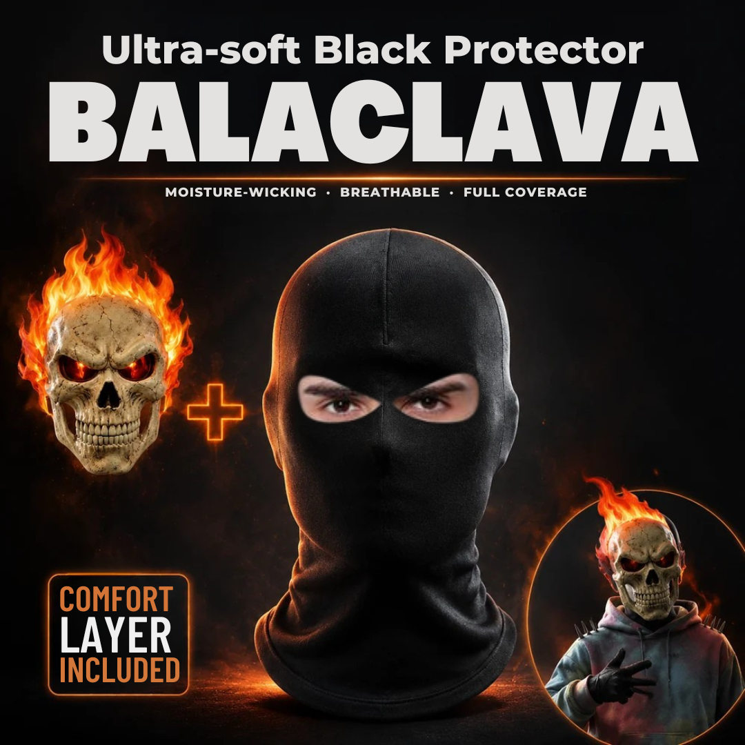 Black Protective Face Mask Halloween 💀🔥
