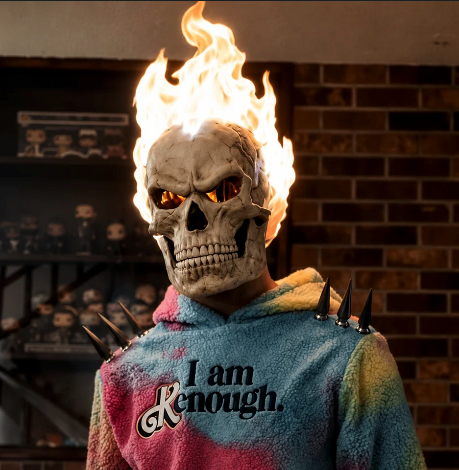 GhostRider™ Flaming Skull Mask