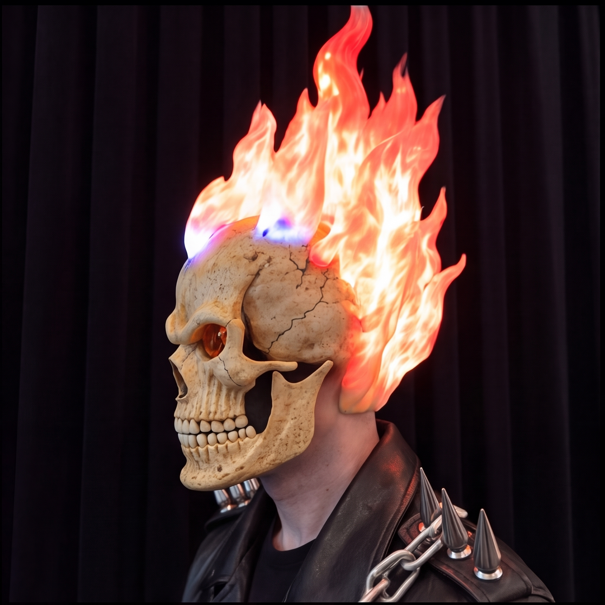 GhostRider™ Flaming Skull Mask