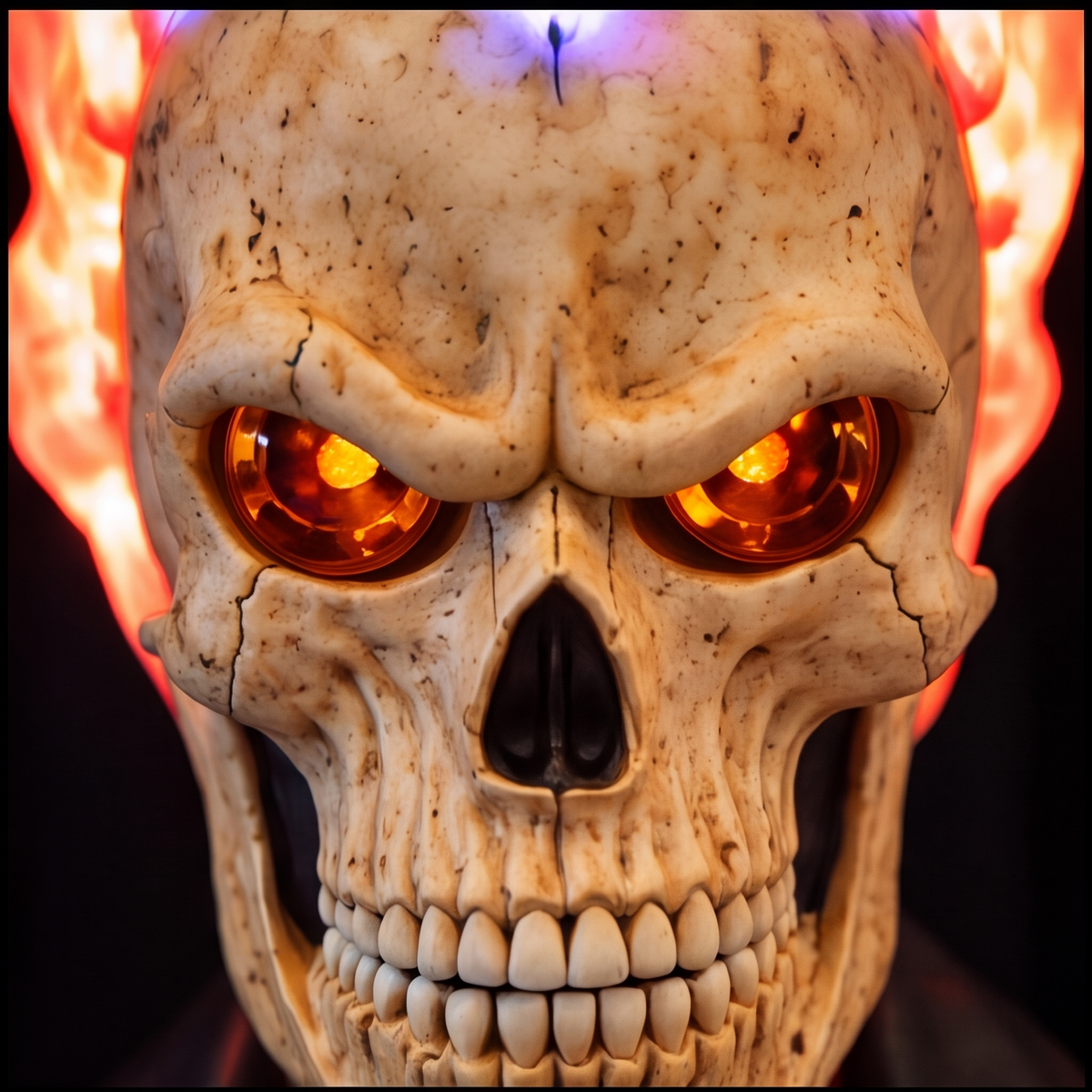 GhostRider™ Flaming Skull Mask