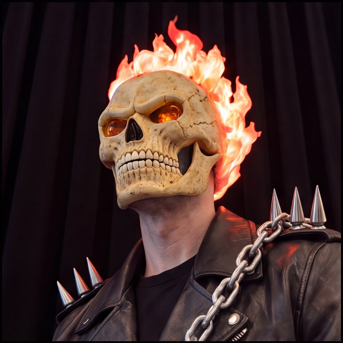 GhostRider™ Flaming Skull Mask
