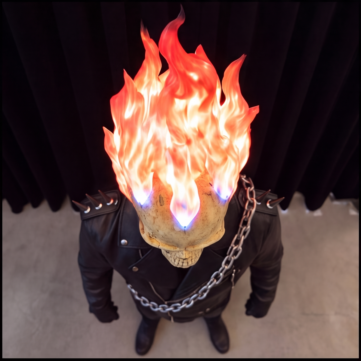GhostRider™ Flaming Skull Mask